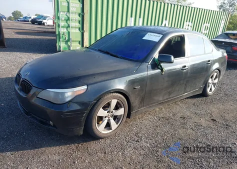 2006 BMW 525Xi z USA, uszkodzony, nr VIN WBANF33576CS36162